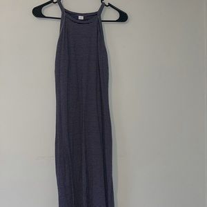 Old Navy Blue Striped Maxi Dress